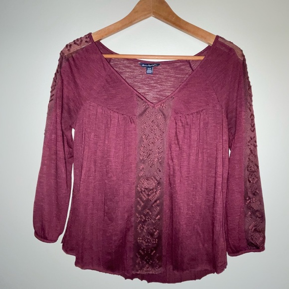 2/30$ 🛍️ Boho American Eagle Blouse 🍂 - Picture 3 of 7